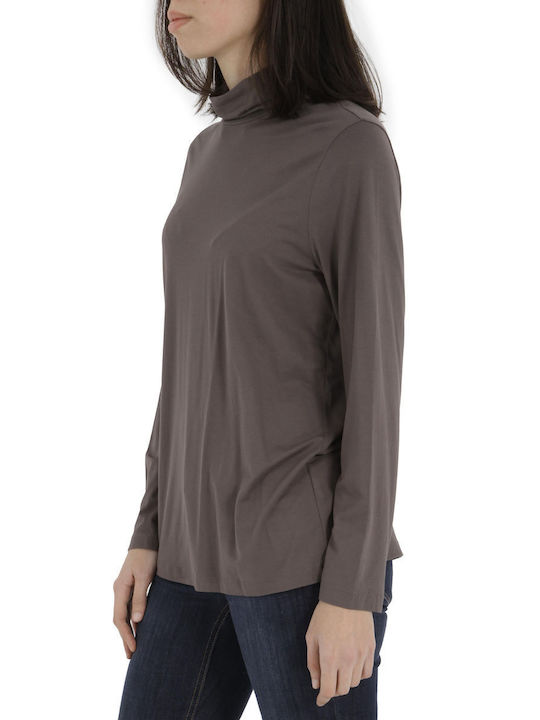 Bianca Di Women's Blouse Long Sleeve Khaki