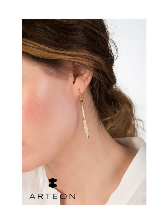 Earrings made of Silver Gold Plated