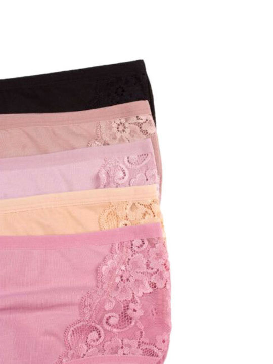 Βαμβακερά Damen Slip MultiPack mit Spitze ''''''