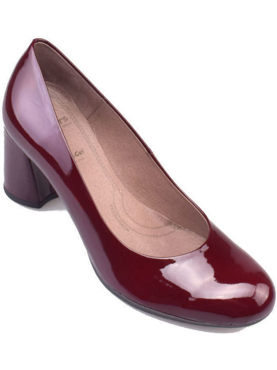 Wonders Pantofi cu toc Burgundy