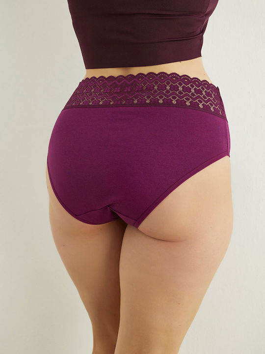 Βαμβακερά Women's Slip MultiPack with Lace Anemone (Anemone)