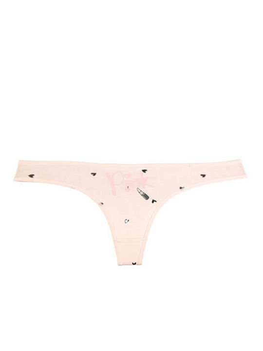 Βαμβακερά Γυναικεία String MultiPack Pink