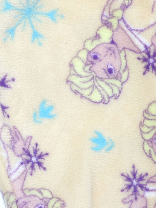 Disney Παιδική Πιτζάμα Χειμωνιάτικη Fleece Μωβ Frozen