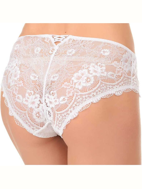 Women's Slip with Lace White