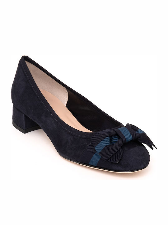 Perlapura Pumps Blau