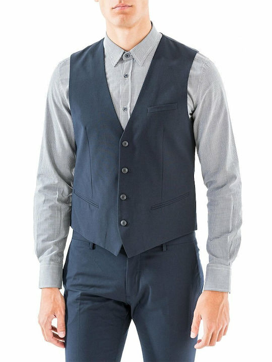 Antony Morato Men's Vest Slim Fit Blue.