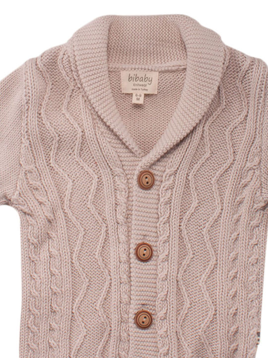 Bi Baby Kinder-Strickjacke Beige