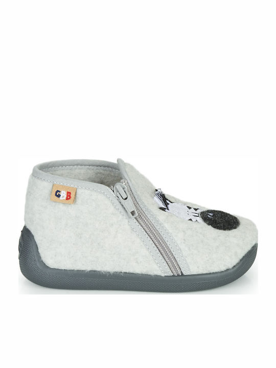 Kinderhausschuhe Stiefel Gray