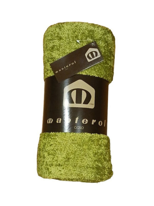 Manterol Casa Tribal 001 Armchair Throw 2 Sides 130x170cm Olive Green