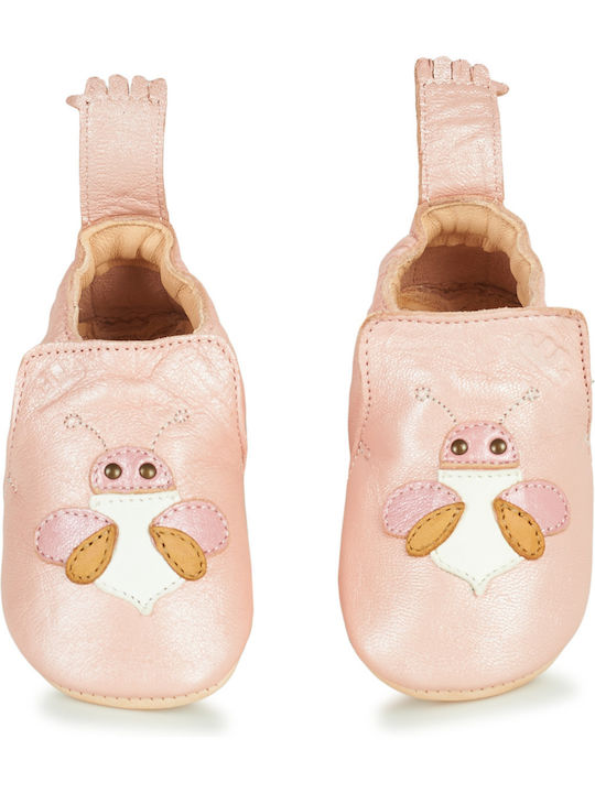 Easy Peasy Easy Peasy Weiche Sohlenschuhe Für Babys Rosa