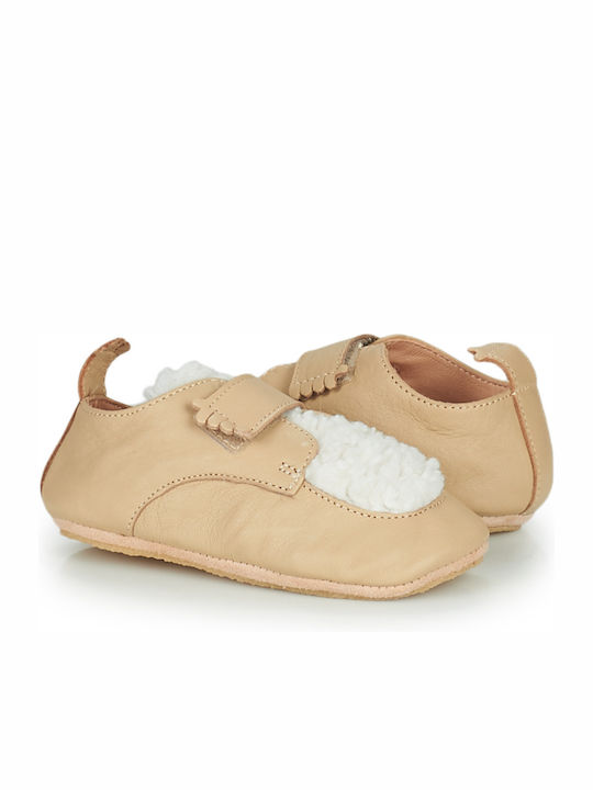 Kinderhausschuhe Beige