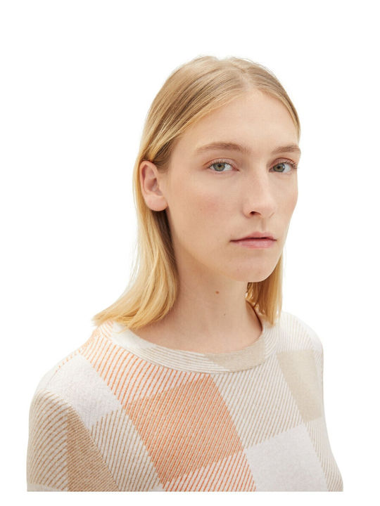 Damen Bluse Langärmelig Salmon