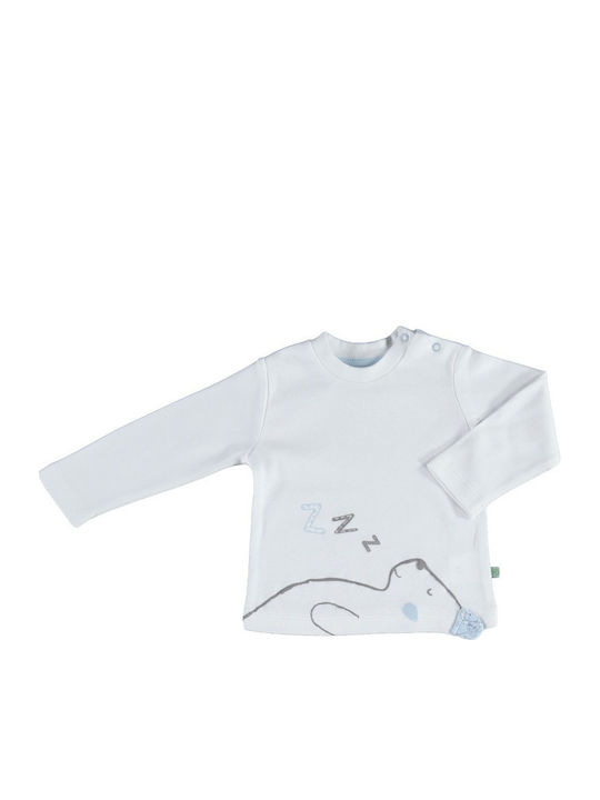 Set Pentru Copii Cu Pantaloni Și Haină Iarnă 3 Bucăți Albastru Deschis