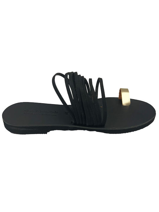 ByLeather Handmade Leather Women's Sandals Black