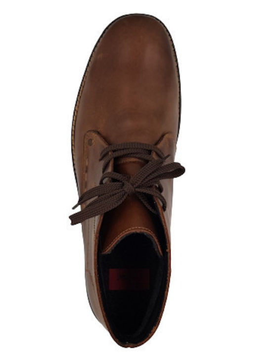 Leather Tabac Brown Men's Boots Anatomical