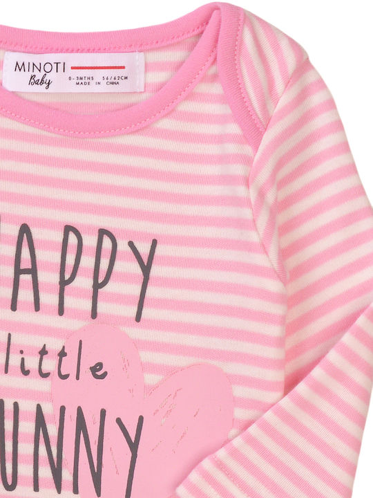 Minoti Baby-Strampler Rosa Minoti Baby-Strampler Rosa