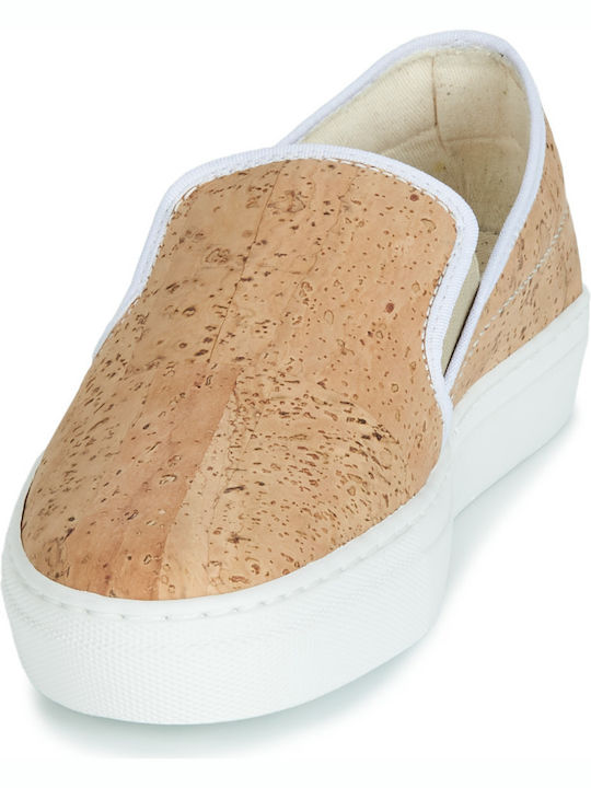 Γυναικεία Slip-On Μπεζ