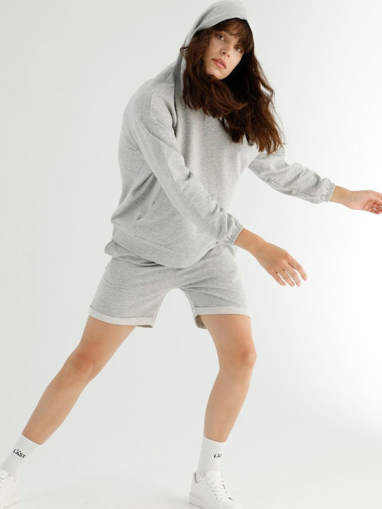 Siyah Inci Winter Women's Pyjama Set Grey