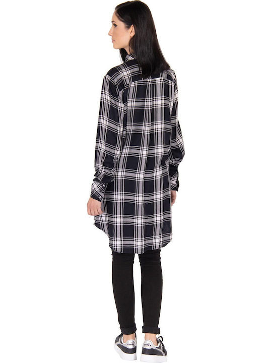 Langärmelig Damen Hemd Black (80032/BLACK) Geprüft