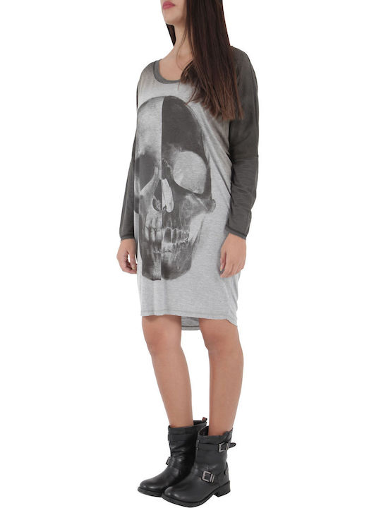 Religion Mini Dress Dark Skull (Dark Skull)