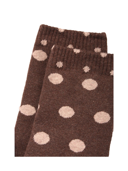 Closet22 Damen Gemusterte Socken Brown 1Pack Closet22 Damen Gemusterte Socken Brown 1Pack