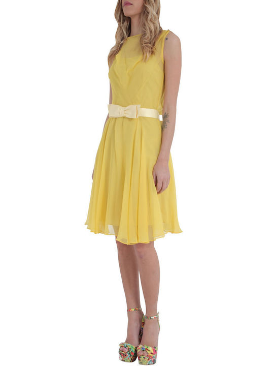 Traffic People Mini Dress YELLOW SK8782-YELLOW