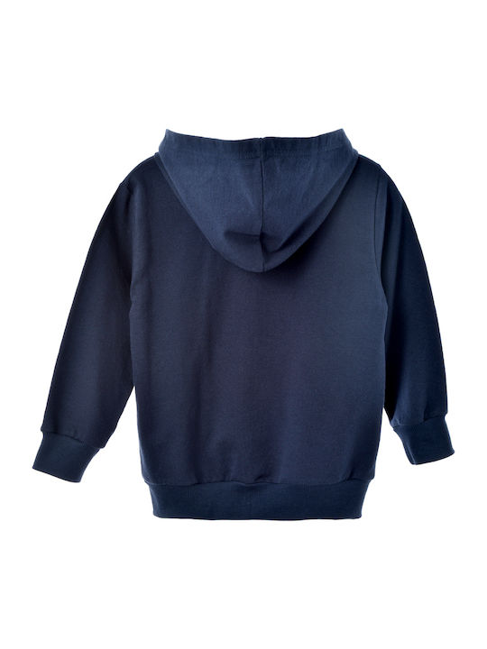 Babylon Kids Cardigan with Hood Blue