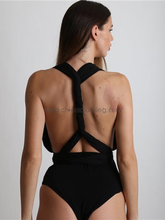 Frauen Bodysuit Black