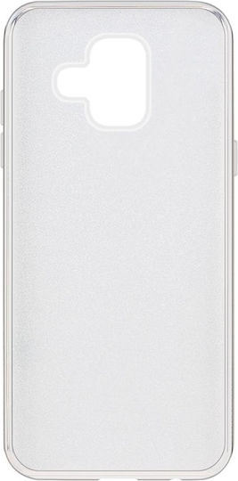 Forcell Back Cover Σιλικόνης Ασημί (Galaxy A6 2018)