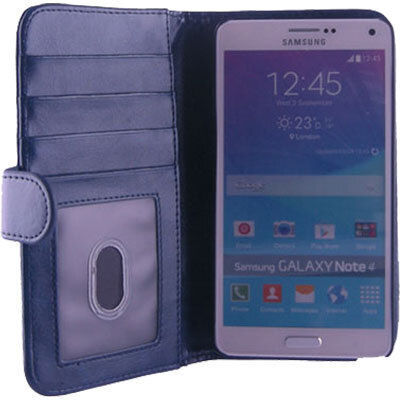 Idol 1991 2in1 Wallet Book Synthetic Leather Blue (Galaxy Note 4)