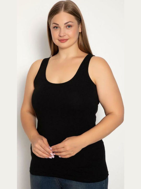 Women's Cotton T-Shirt with Spaghetti Strap White