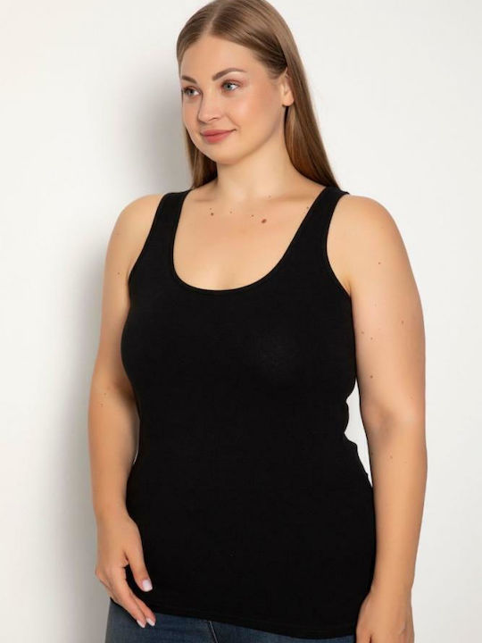Women's Cotton T-Shirt with Spaghetti Strap White