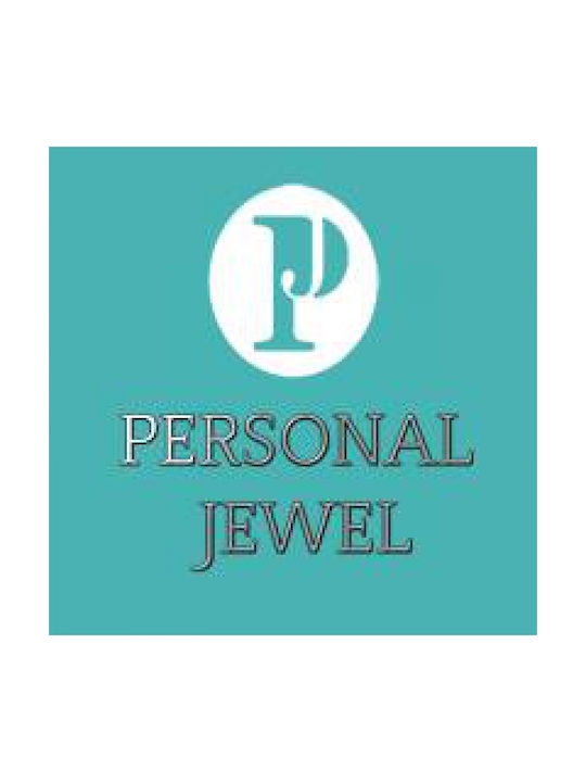 Personal Jewel Necklace Name from Gold Plated Silver with Zircon