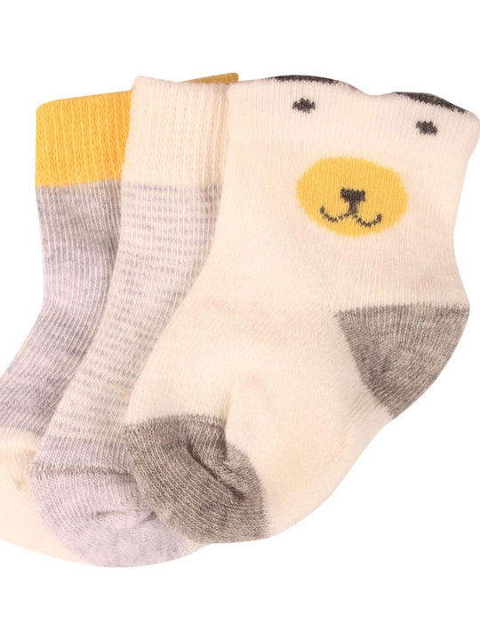 Bi Baby Șosete pentru Copii Grey 3 Perechi Bi Baby Șosete pentru Copii Grey 3 Perechi