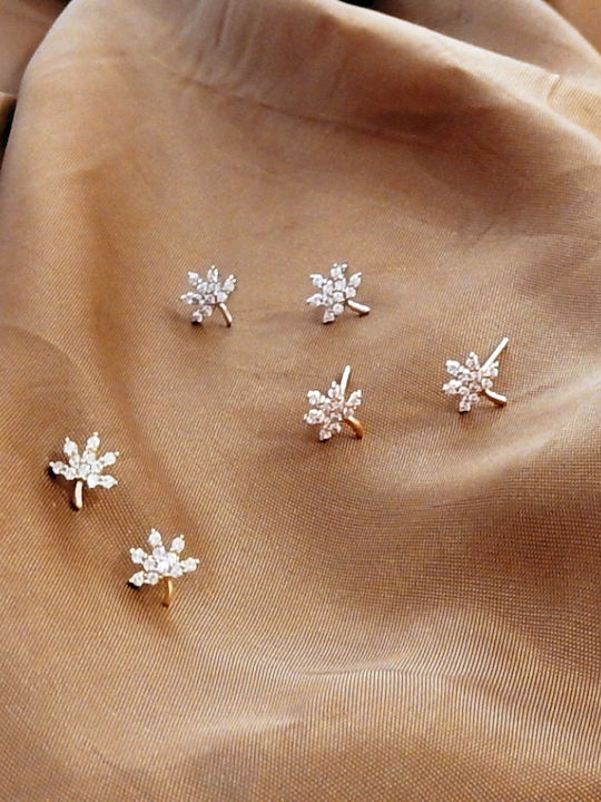 Art d or Earrings made of Gold 14K with Stones