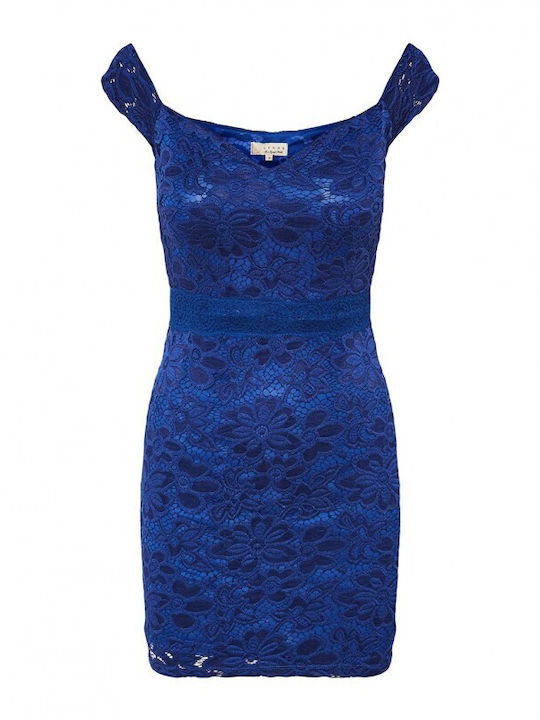Lynne Mini Kleid Blau