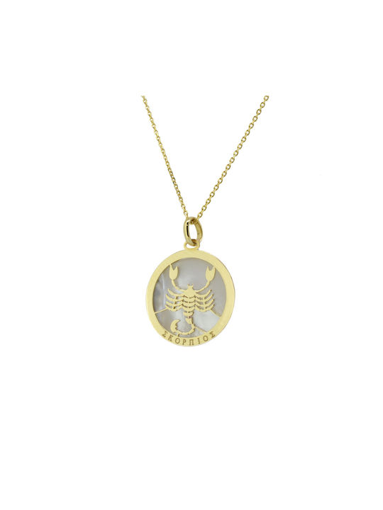 Necklace Zodiac Sign Gold Plated