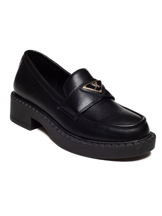 Franchesca Moretti Women's Moccasins in Black Color