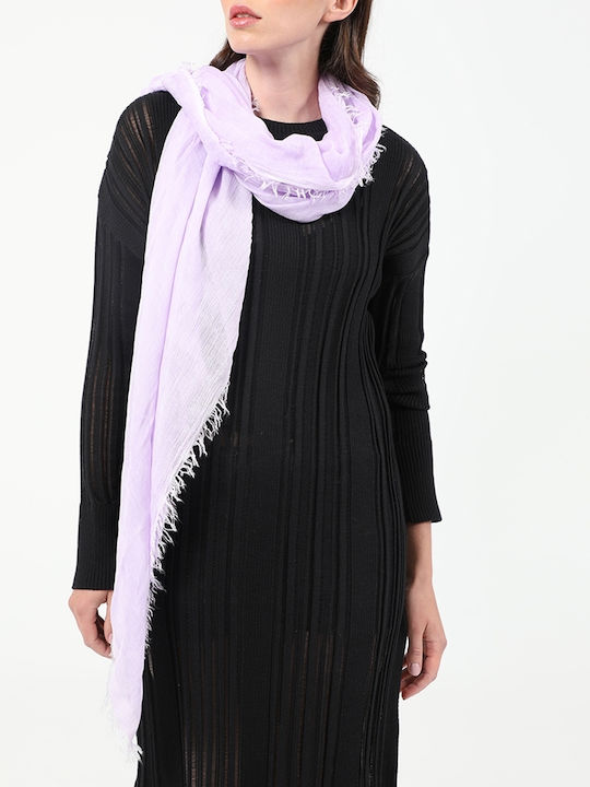 Folli Follie Women's Mătase Scarf Purple