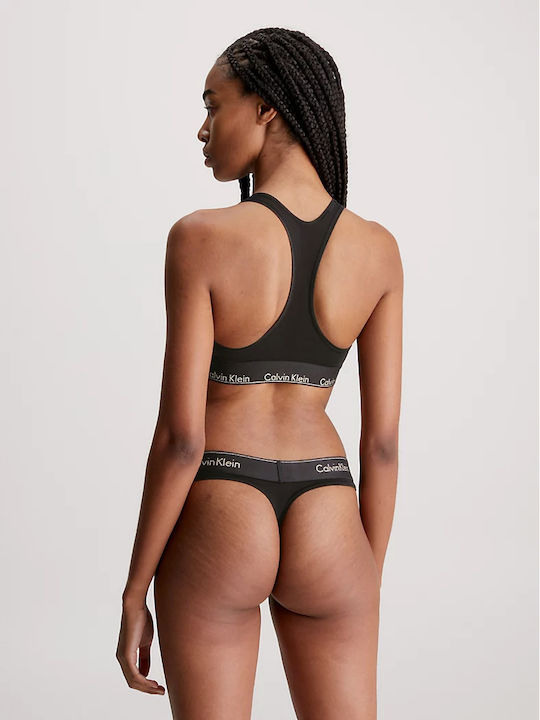 Calvin Klein Комплект Дамско Бельо Сутиени с Плъзгащ се Black