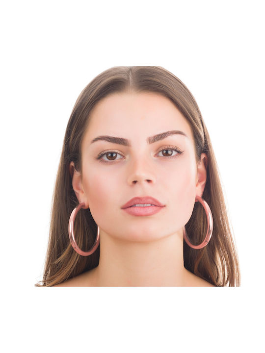 Verorama Earrings Hoops made of Silver Gold Plated