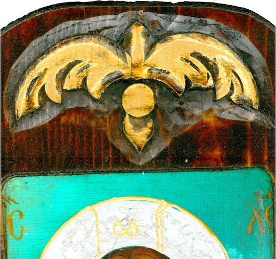 IconsGR Imaginea Iisus Hristos Lemn 40x20cm