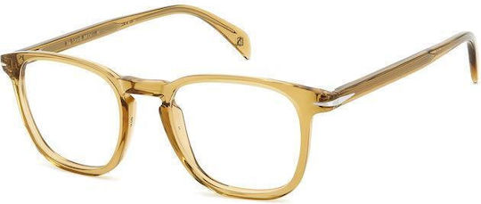 David Beckham Männlich Kunststoff Brillenrahmen Beige DB 1050 FMP
