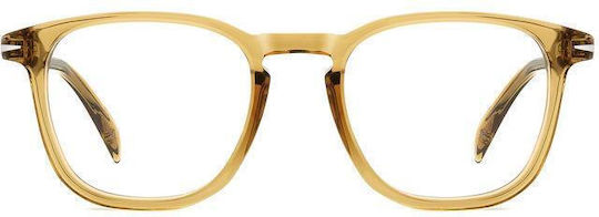 David Beckham Männlich Kunststoff Brillenrahmen Beige DB 1050 FMP