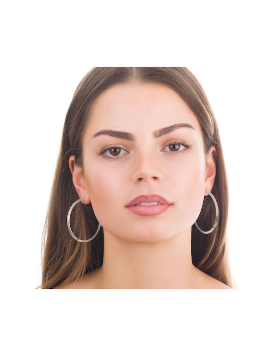 Verorama Earrings Hoops made of Silver