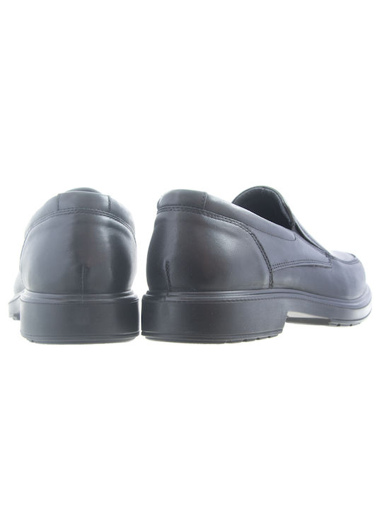 Imac Men's Leather Casual Shoes Black