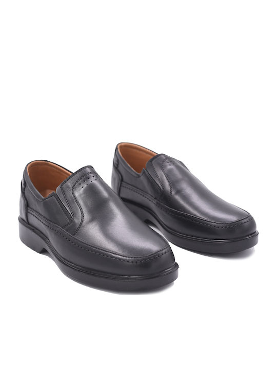Leder Herren Freizeitschuhe Schwarz