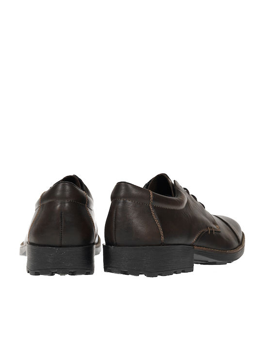 Men's Leather Casual Shoes Brown