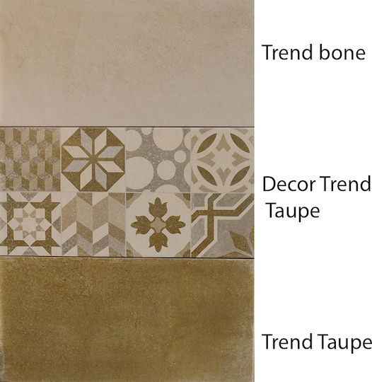 Stn Ceramica Floor Interior Matte Ceramic Tile 50x25cm Taupe
