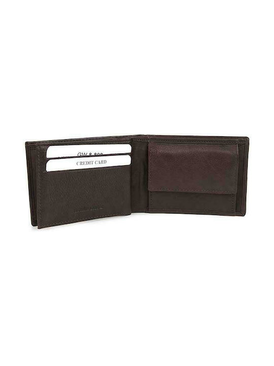 Kypraiosleather Men's Leather Wallet Brown